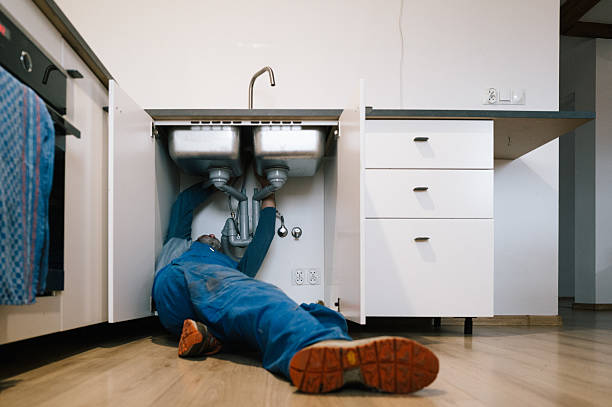 Professional Leak Detection technician working in Pierz, MN